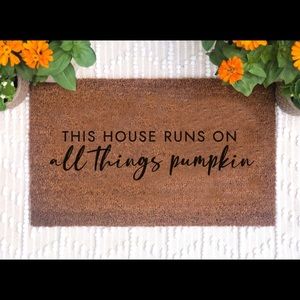All Things Pumpkin Doormat